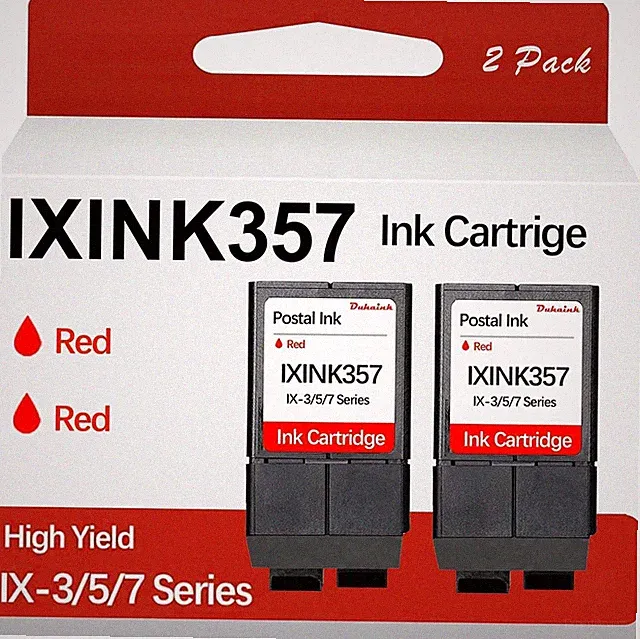 2PK IXINK357 Ink Cartridge Compatible for IX-3 IX-5 IX-7 Pro Series ჴ