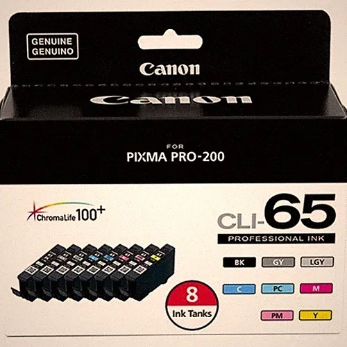 Canon 4215C007 CLI-65 Ink Cartridge Set - Black, Cyan, Magenta, Yellow