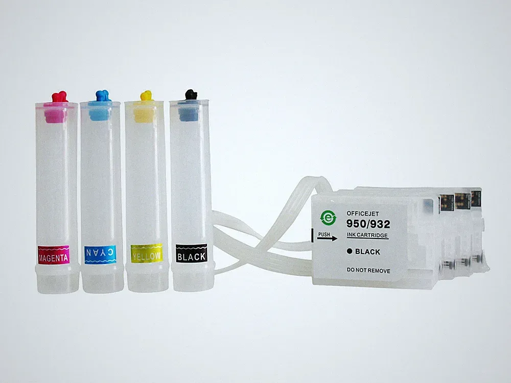 EMPTY CONTINUOUS INK SYSTEM 932/933 CISS - CIS FOR HP Officejet 7110 7610