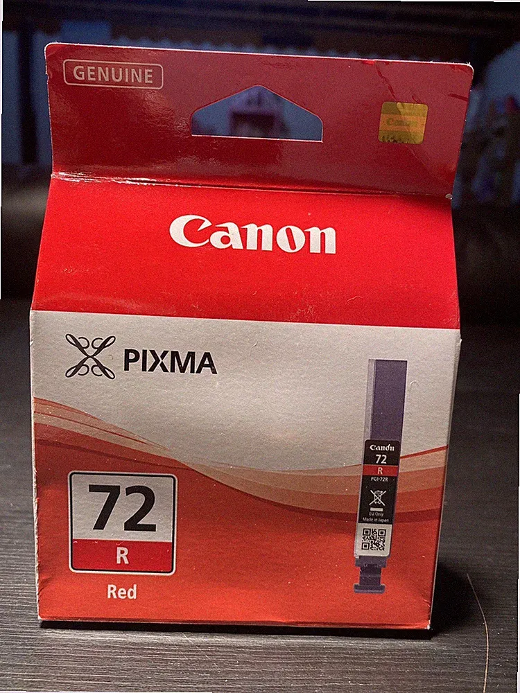 Genuine Canon PGI-72 LUCIA Pigment INK Red PIXMA PRO10 with out box