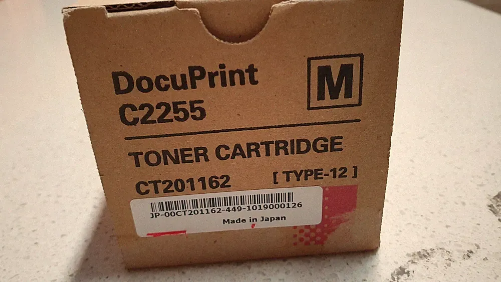 Genuine Xerox DocuPrint C2255 Magenta Toner Cartridge CT201162 Brand New See Pic