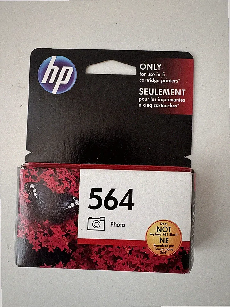 HP 564 Photo Ink Cartridge CB317WN -Red Color - 2016