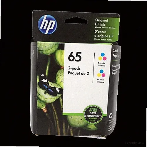 HP 65 Tri Color Ink Cartridge Magenta Yellow Cyan Twin Pack NEW Exp Dec 2022
