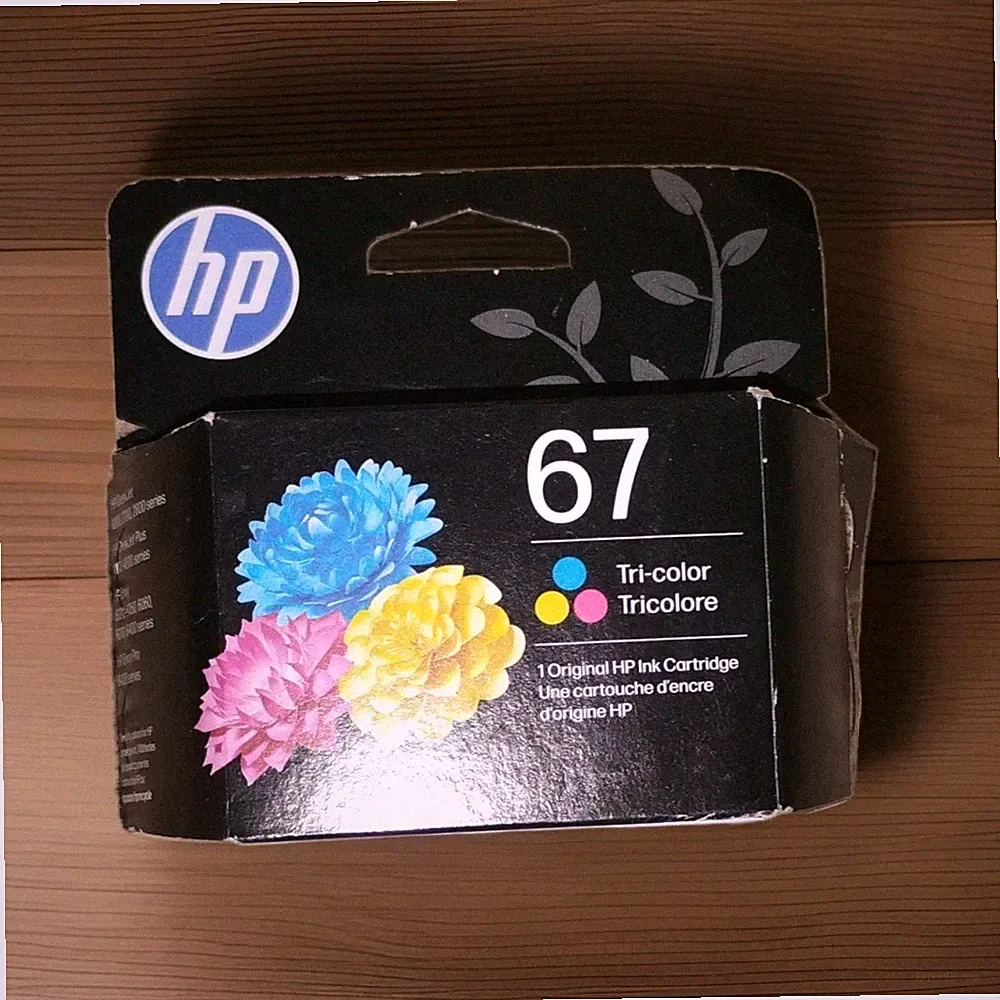 HP 67 Tri-Color Genuine Original Ink Cartridge Inkjet for HP Printer