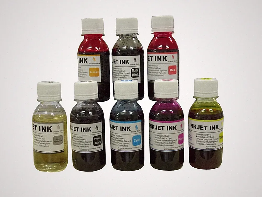 ND® 8x4oz Dye non-original Refill Ink Kit for T087 Ink Cartridge R1900 Printer
