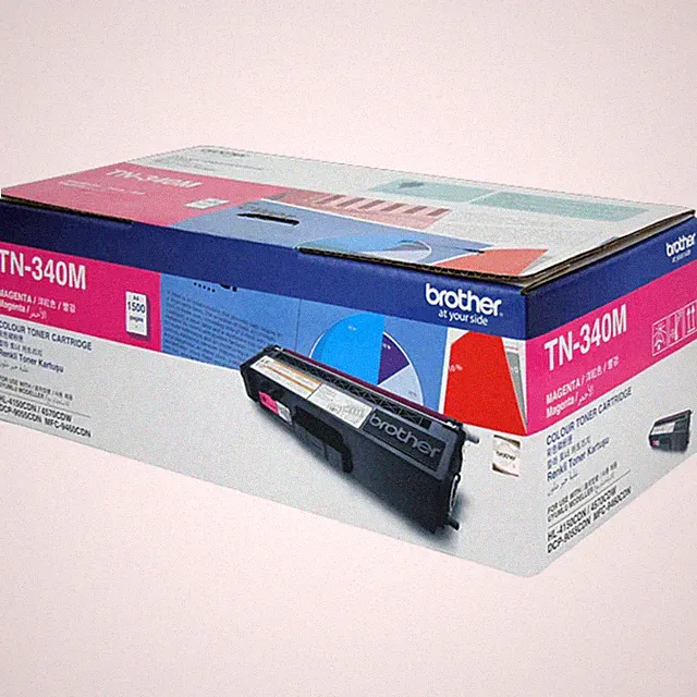 NEW Brother TN340 Toner Ink Cartridge Magenta TN-340M Genuine
