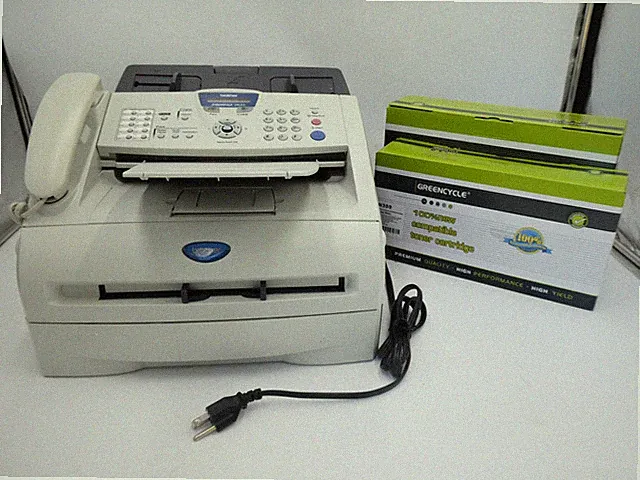 🍀 NEW DRUM TONER! Brother IntelliFax 2820 AIO All In One Fax Phone Copier Print