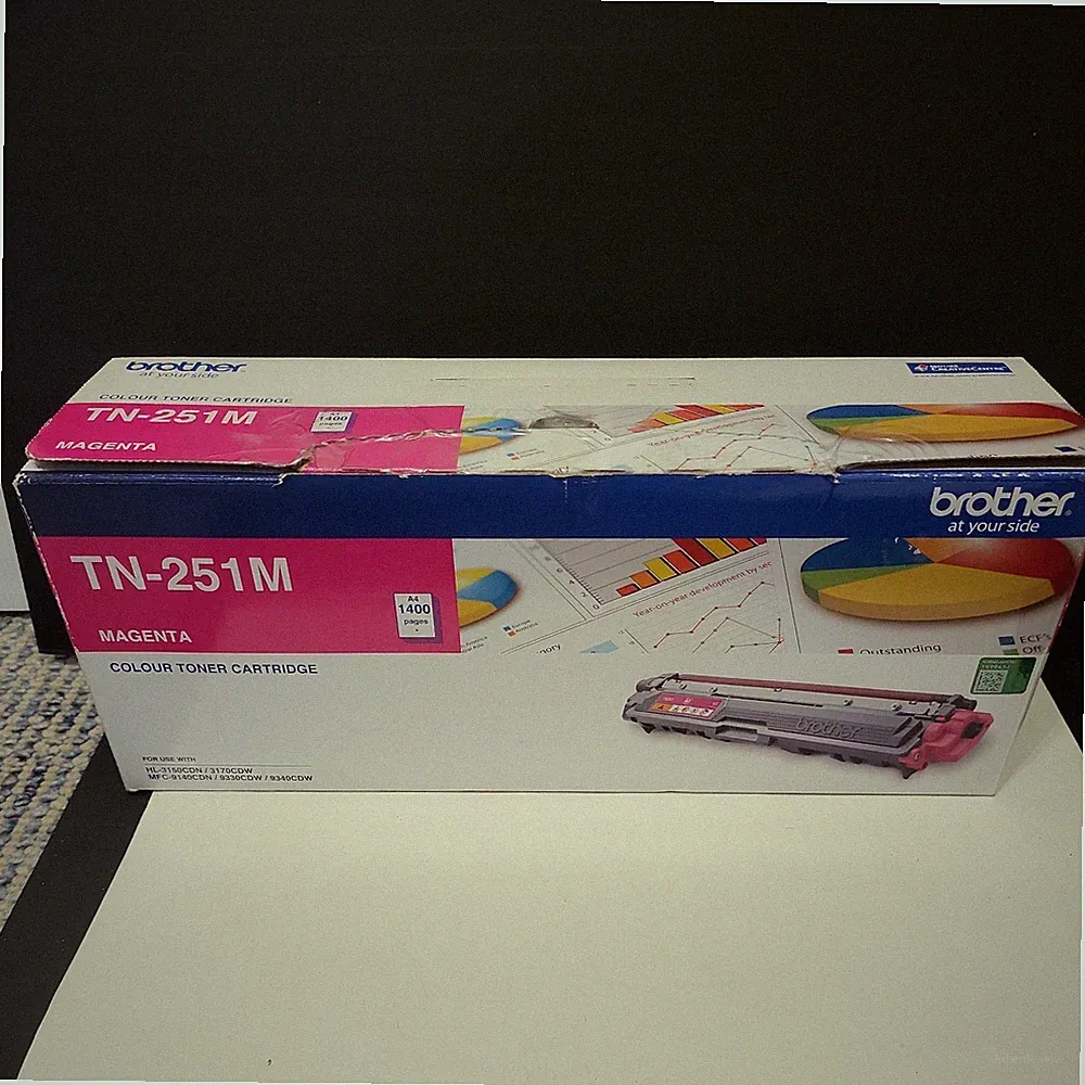 NEW Genuine Brother TN251 Toner Ink Cartridge Magenta TN-251M Printer sealed new