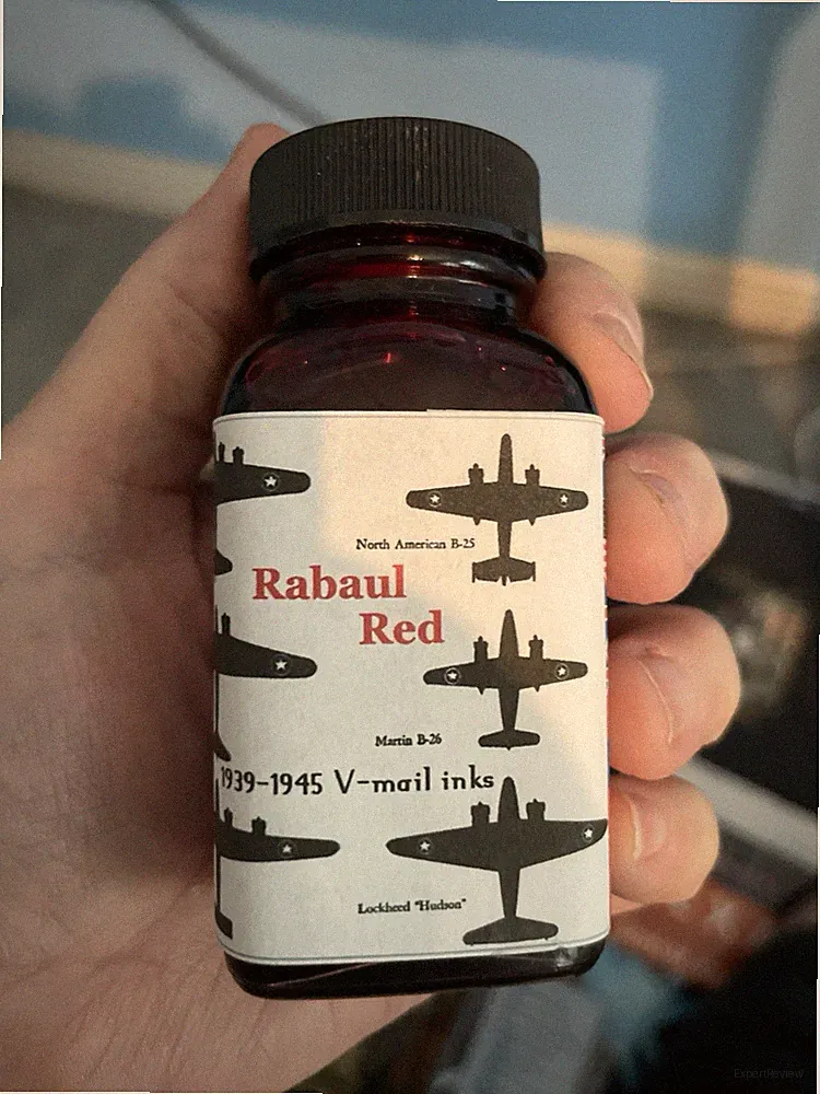 NOODLERS Fountain Pen Ink Bottle - 3oz - RABAUL RED