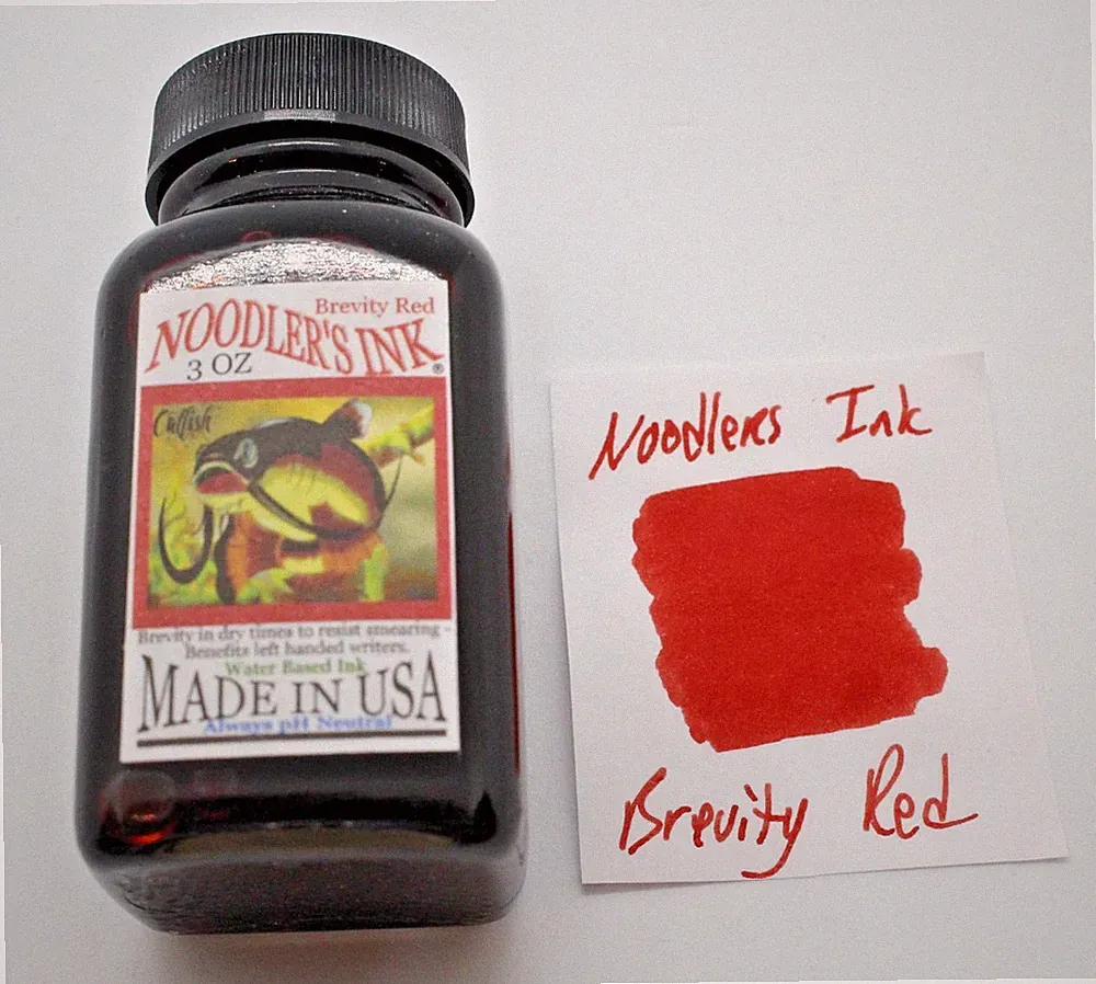 NOODLERS INK 3 OZ BOTTLE BREVITY RED