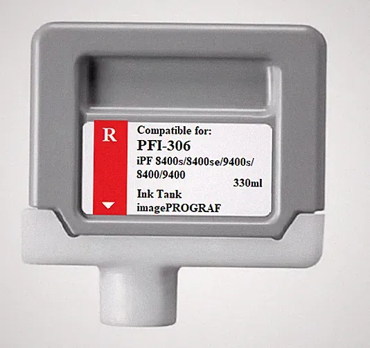 PFI-306 Red Ink Cartridge for Canon IPF 8400s 8400se 9400s 8400 9400 PFI306R