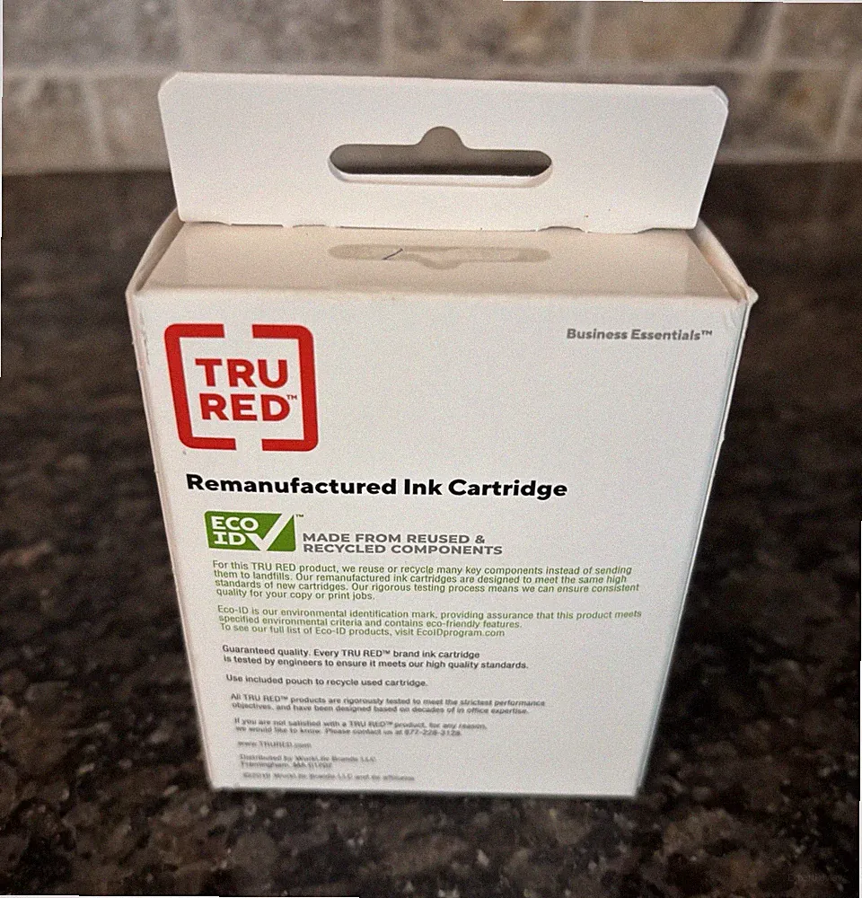 TRU RED Black ink Cartridge New in Box